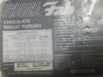 Fab Chocolate Biscuit Pudding 500g