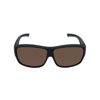 Ugly Fish P308 Polarised Fit Over Sunglasses Matte Black / Brown Lens