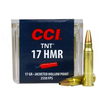 CCI TNT .17 HMR 17gr JHP 50 Rounds