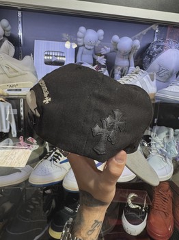 Chrome Hearts Black and Grey Cross Patch Hat • Pre-Owned [3696] - view 4