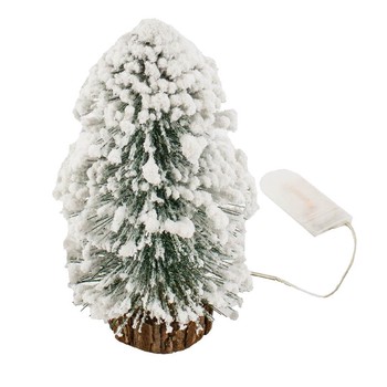 Kerstboom met LED - 15 cm