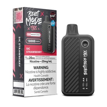 Flavour Beast Mode Max 18k - Sic Strawberry Iced