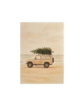 kerstkaart - landrover