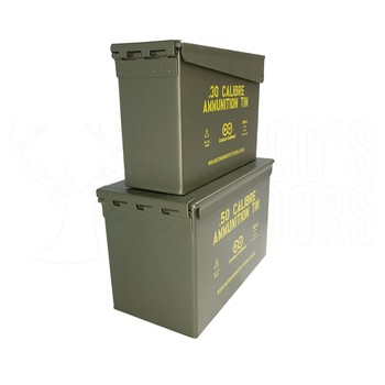 Outdoor Outfitters .30 Cal V2 + .50 Cal Lockable Ammunition Tin Combo
