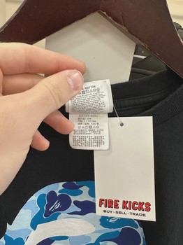 Bape Blue Ape Head Tee Black  • Pre-Owned [6321] - view 5