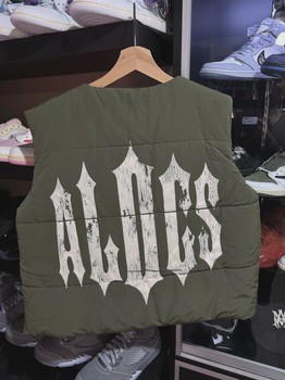 ALOCS Green Puffer Vest • Pre-Owned [6671] - view 2