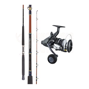 Daiwa VIP 7' 12-20lb + Free Swimmer 8000 BR with Nylon Line