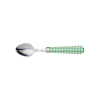 GREEN GINGHAM TEASPOON