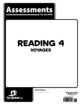 BJU READING 4 VOYAGES ASMT (TESTS) 3RD ED
