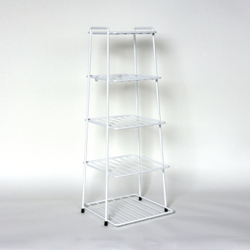 5 TIER SAUCEPAN STAND - WHITE