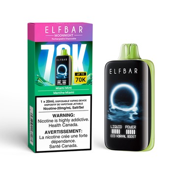 Elf Bar MoonNight 70K Elf Bar MoonNight 70k - Miami Mint