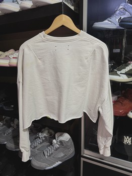 Amiri Womens Cropped White Sweater size XS • Pre-Owned [7806] - view 2