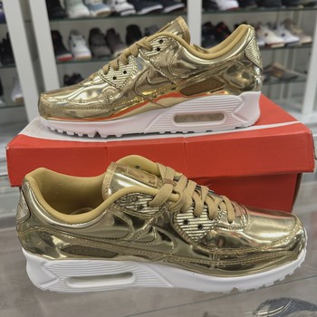 Nike Air Max 90 Metallic Gold (2020) (Women's) • Pre-Owned [6595] - view 2