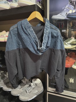 Amiri Womans Cropped Denim Top size L • Pre-Owned [8123] - view 2