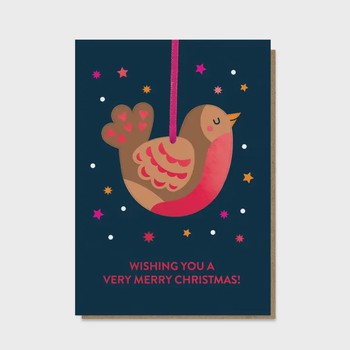 Stormy Knight - Little Robin Bauble card - BAUB24