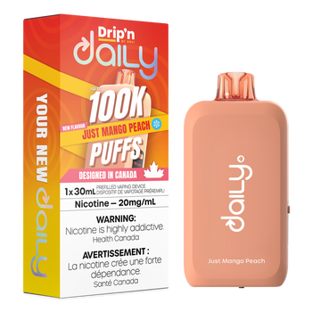 Drip'n by Envi Daily 100K - Just Mango Peach Ice