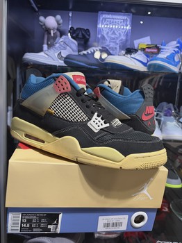 Air Jordan 4 Retro Union Off Noir • Pre-Owned [0145] - view 2