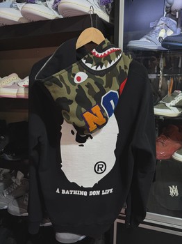 Bape Big Sean Don Life Shark Full Zip Up size XL • Pre-Owned [8331] - view 2