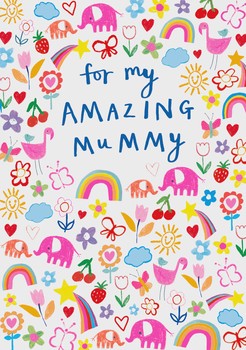Paper Salad -MOTHERS DAY SUNSHINE RAINBOWS AMAZING MUMMY-RI2503