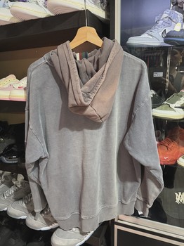 Kith Distressed Hooded Sweatshirt Grey size S • Pre-Owned [4669] - view 2