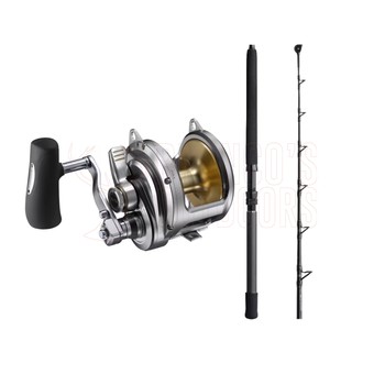 Shimano Status Bluewater 5'6" 24-37kg R/T Bent Butt + 25 Talica 50II Fishing Combo