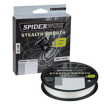 SpiderWire Stealth Smooth x8 Braid 24lb Translucent