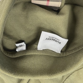 Burberry olive polo • Pre-Owned [5645] - view 3
