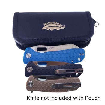 Honey Badger Nylon Zipper Pouch
