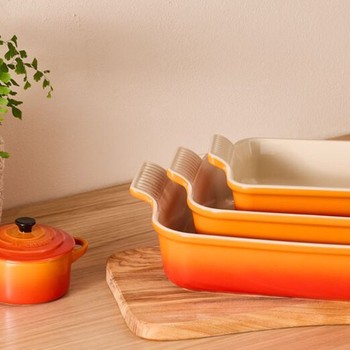 LE CREUSET HERITAGE LARGE OVEN DISH - VOLCANIC