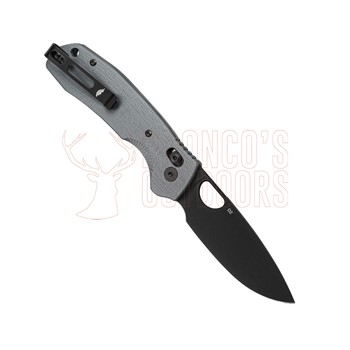 Honey Badger Crossbolt Drop Point Knife Grey G10 Handles D2 Steel - Limited Edition