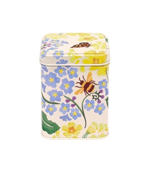 EMMA BRIDGEWATER YELLOW PRIMROSE SMALL SQUARE TIN