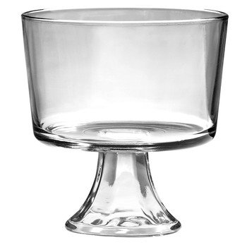 ANCHOR HOCKING GLASS TRIFLE BOWL