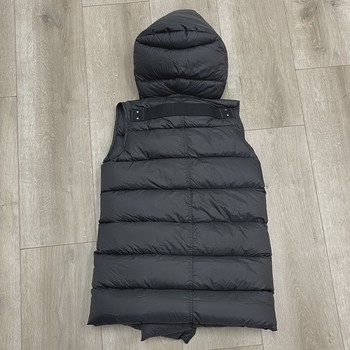 RICK OWENS KIDS Duvet Quilted Nylon Hooded Down Gilet • Pre-Owned [1520] - view 3