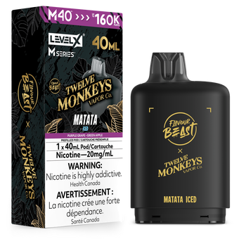 Level X Flavour Beast Twelve Monkeys M40 160K Pod - Matata Iced