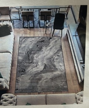 Aurora Rug 90019 Grey 8x11