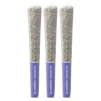 Pistol and Paris LSO Collection: Blueberry Vendetta (Pre-Roll) / 1.5g / Pre-Roll Packs (3) / Indica