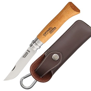 Opinel Stainless Pocket Knife No.8  + Sheath Boxed