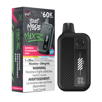 Flavour Beast Mode Max 3 60K - Supreme Strawberry Kiwi Iced