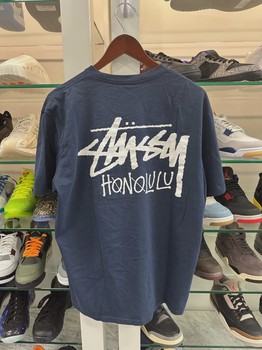 Stussy Honolulu Navy Tee  • Pre-Owned [2132] - view 4