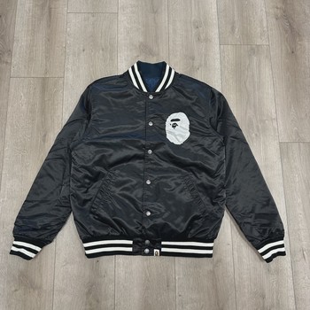 BAPE (A Bathing Ape) Reversible Varsity Jacket • Pre-Owned [4934] - view 6