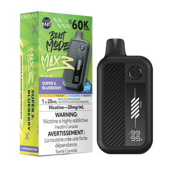Flavour Beast Mode Max 3 60K - Super S. Blueberry Iced