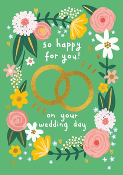 Art File - Wedding So Happy For You Card - AF329A