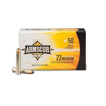 ARMSCOR HV .22 Win Mag 40gr x500