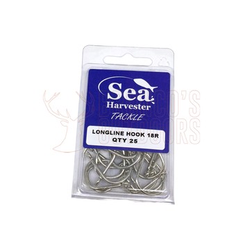 Sea Harvester Longline Hooks Size 18 - 25 Pack