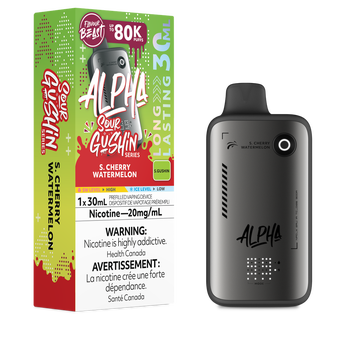 Flavour Beast Alpha Sour Gushin' Series 80K - S. Cherry Watermelon