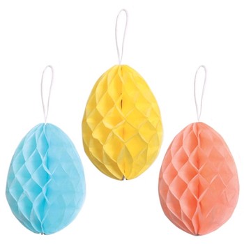 Easter Single Paper Egg Decorations 25cm