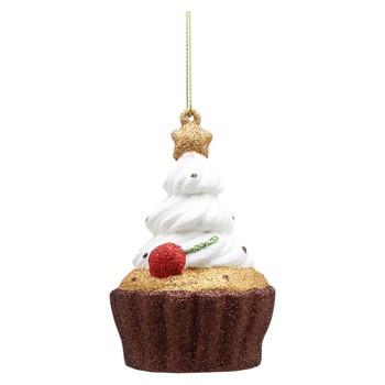 Kerstornament Cupcake
