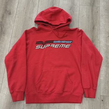 SS19 Supreme Motherfucker Hooded Sweatshirt Red • Pre-Owned [4918] - photo 1