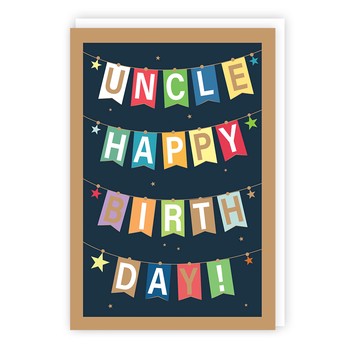 Tracks - HH50 - HB - Uncle - Bunting - Foil/Emb 132x197 - C3782