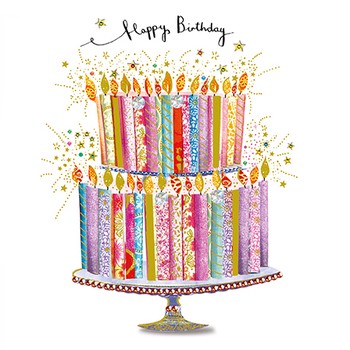 Paper Rose -Candle Cake  - Eco Handmade- ATG186